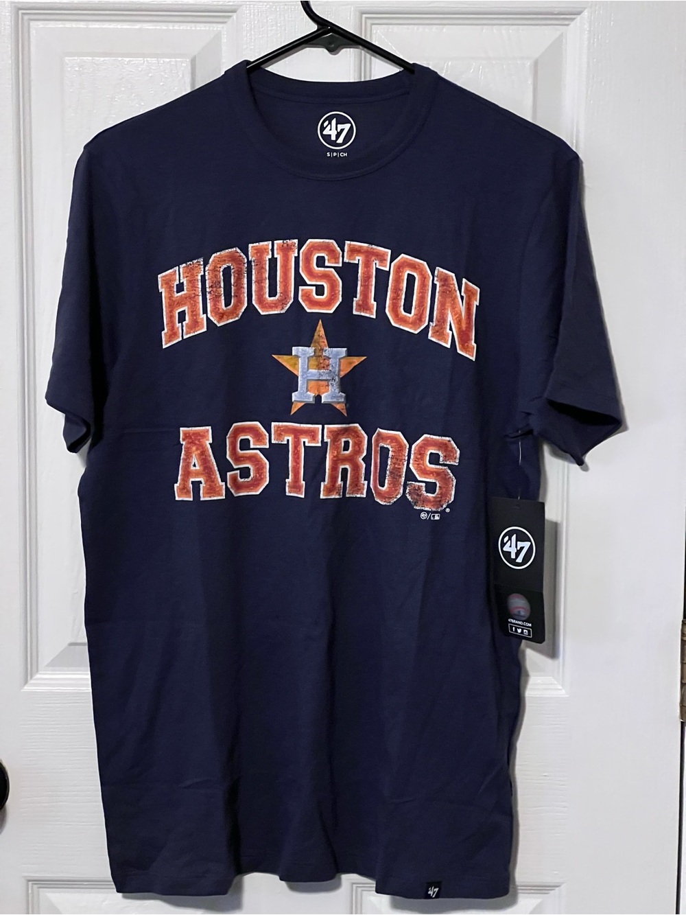 NWT ’47 Houston Astros Men’s Small Navy Vintage Graphic T-Shirt